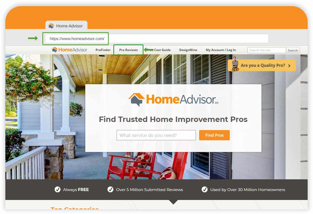 Home Advisor Leave Review Link Setup Guide Reviews Up